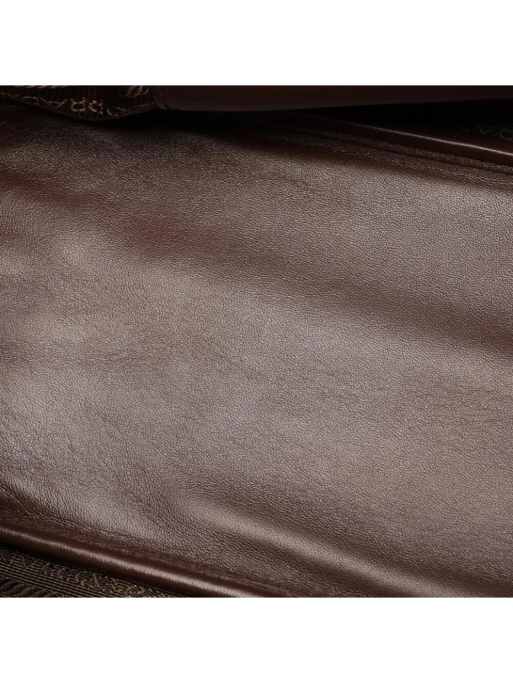 Prada Business Bag VIT.DAINO Brown Leather Triangle Logo